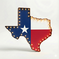 Texas State Flag Marquee, Light Up Sign