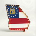 Georgia State Flag Marquee, Light Up Sign