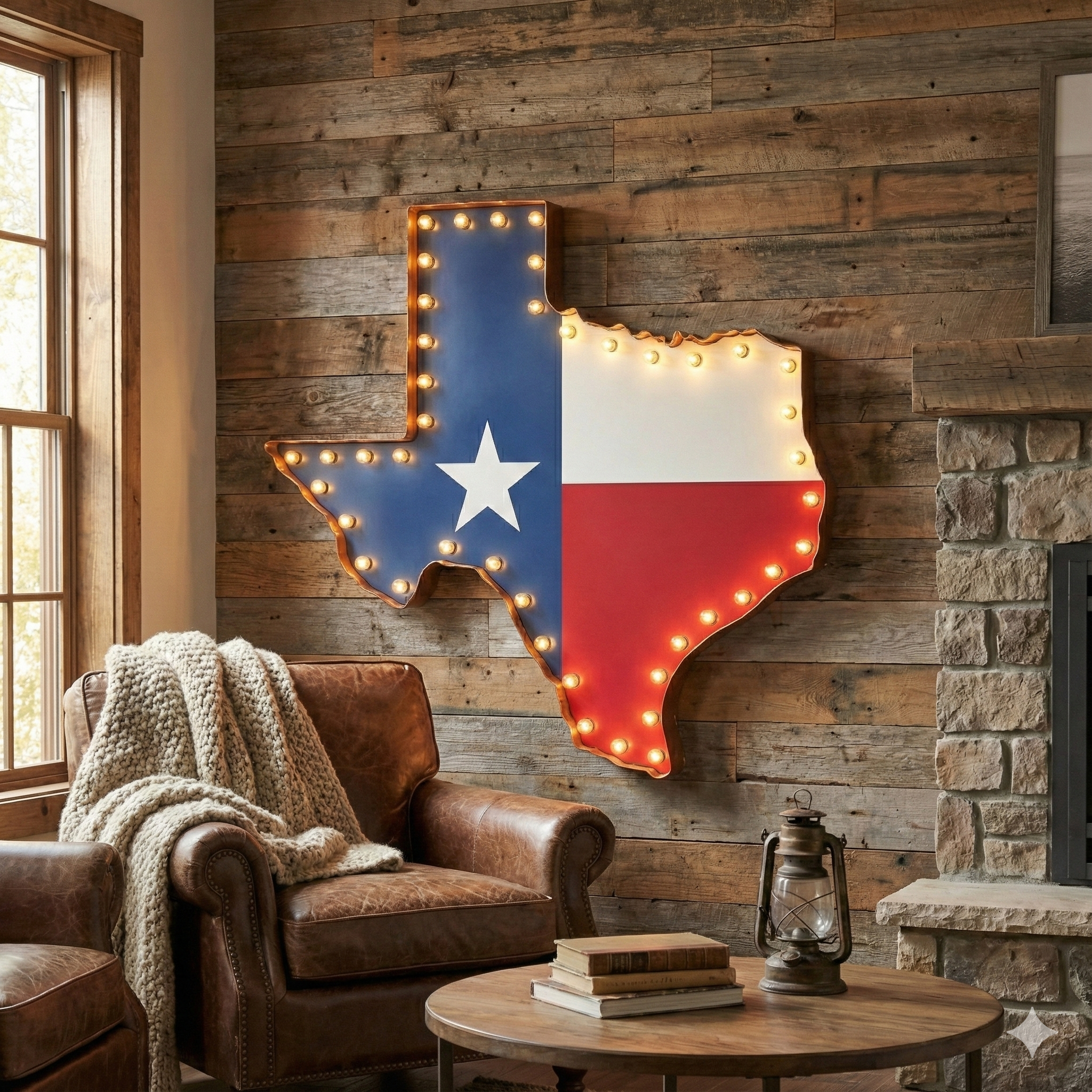 Texas State Flag Marquee, Light Up Sign